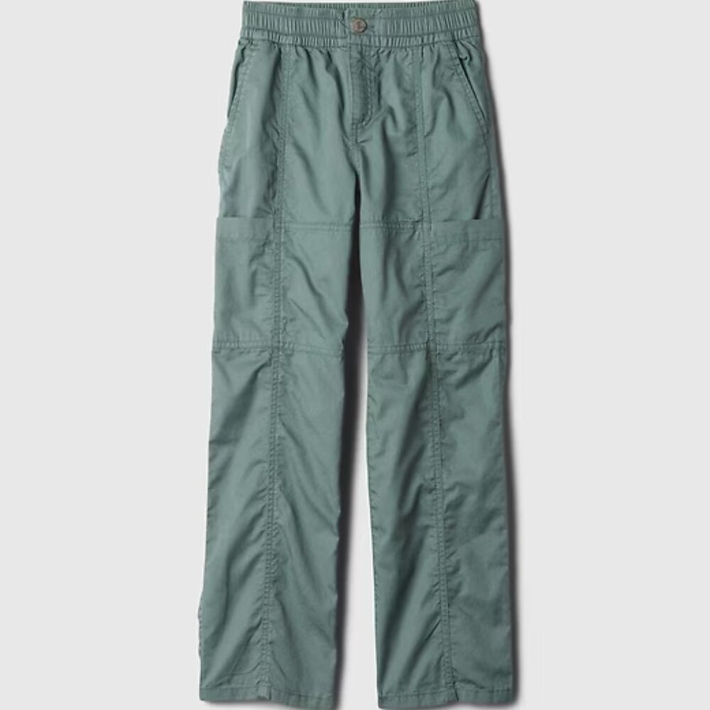 NWT: Kids Seamed Pull-On Parachute Cargo Pants  - XL (12)
